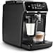 Philips 2300 Series Fully Automatic Coffee Machine - 4 Drinks, Modern Colour Touchscreen Display, LatteGo Milk System, SilentBrew, 100% Ceramic Grinder, AquaClean Filter, Matte Black (EP2330/10) - 2