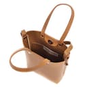 FIRENZE ARTEGIANI. Italien Umhängetasche für Damen, Echtleder, hergestellt in Italien. Vera Pelle Italien. 17 x 5 x 19 cm, Leder, Utility - 5