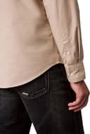 Calvin Klein Herren LS Solid Oxford Klassisches Hemd LV140EM125 andere Hemden, Braun (Ancient Marble), L, Braun (Antiker Marmor), L - 4