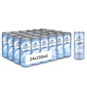 Acqua Minerale San Benedetto, Acqua minerale oligominerale Frizzante, Naturale, in Lattina, 24x33 cl - 1