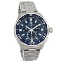 Tag Heuer Mens Aquaracer Stainless Steel Chronograph Watch, Diving Watch,Chronograph,Quartz Movement - 1