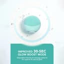 FOREO LUNA 4 mini, spazzola detergente viso, Massaggio viso, Favorisce l'assorbimento delle formule di skincare, Spazzola viso da viaggio, Per tutti i tipi di pelle, Arctic Blue - 6