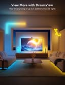 Govee TV LED Backlight T2 with Dual Cameras, 5m RGBIC Envisual LED Strip Lights with Double Beads for Ultra-Thin 75-85 inch TVs, Wi-Fi, Music Sync, DreamView, Voice&App Control, Alexa(0.9m*2+1.6m*2) - 6