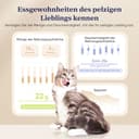 Pawsync Smart Futterautomat, Farbwechselnde Erinnerung, Haustierfutter-Trockenmittel hält Futter trocken & frisch, bis zu 3 Monate, App-Benachrichtigungen, Cremeweiß - 3