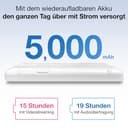 Vtech Smart Babyphone mit 2 Kameras, 1080p-FHD-Kamera und 5"-HD-IPS-Bildschirm, WLAN, Geräusch-/Bewegungserkennung, Temperatursensor, geteiltem Bildschirm, Schwenk-Neige-Zoom-Funktion: VM901-2W - 9