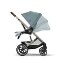 CYBEX Gold Balios S Lux Passeggino, Posizione Reclinabile Ergonomica, Sistema di Cintura con Una Sola Mano, Dalla Nascita Fino a 22 Kg (Circa 4 Anni), Stormy Blue - 8