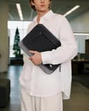 Inateck Funda para portátil con protección de 360°, Funda de Gran Capacidad Compatible con MacBook Pro 14" M5/M4/M3/M2/M1 Pro/MAX (2026–2021) A3426 A3427 A3112 A3401 A3185 A2992 A2918 A2779 - 8