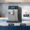 De’Longhi Eletta Ultra – Cafetera Superautomática con Jarra de leche automática, 50+ Bebidas Calientes y Frías, Silent Technology, Pantalla Táctil a Color, Color Metal (ECAM472.85.MB) - 9