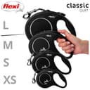 flexi® Classic L Gurt 8 m schwarz, Roll-Leine für Hunde bis 50 kg - 7