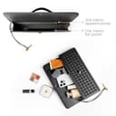 Bolso de mano tejido para mujer - Bolso de cuero tejido - Bolso de hombro - Bolso de noche formal, Medium - 5