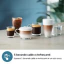 Philips Serie 3300 Macchina da caffè automatica - 5 tipi di bevande, Touch screen a colori, Sistema LatteGo, SilentBrew, Macinacaffè in ceramica al 100%, Filtro AquaClean. Cromato Nero (EP3326/90) - 3