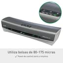 Leitz 75180084 -Plastificadora iLAM Office Pro A3, Calentamiento Ultra Rápido 1 Minuto, 75-125 Micras, Indicador LED Inteligente, Apagado Automático, Incluye 5 Fundas A4 para Plastificar, Gris/Blanco - 6