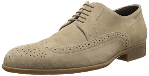 BOSS Black by Hugo Boss Men's Urbin Tuxedo Oxford, Medium Beige, 9 UK