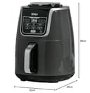 Ninja Air Fryer MAX, 5.2L, 6-in-1, Uses No Oil, Air Fry, Max Crisp, Roast, Bake, Reheat, Dehydrate, Family Size, Digital, Cook From Frozen, Non-Stick, Dishwasher Safe Basket, Grey & Black, AF160UK - 8