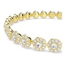 Swarovski Braccialetto Una Angelic, Taglio Round, Bianco, Placcato color oro - 4