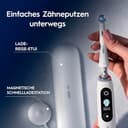 Oral-B iO Series 9 Elektrische Zahnbürste — Electric Toothbrush, Inkl. 1 Aufsteckbürste, Lade-Reise-Etui, Schnellladestation — 7 Modi für Zahnpflege, Zahnbürste Elektrisch, Designed by Braun, Weiß - 3