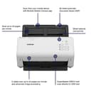 Brother ADS-4300N Desktop-Dokumentenscanner, SuperSpeed USB 3.0, doppelseitig, erweiterte Bildaufnahme, UK-Stecker - 2