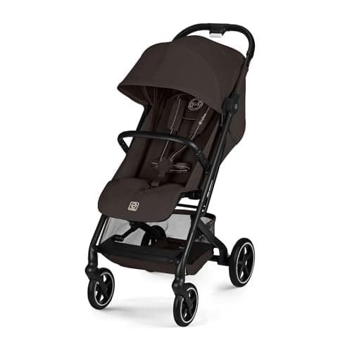 CYBEX Gold Passeggino BEEZY con posizione reclinabile ergonomica, Dalla nascita a circa 4 anni (max. 22 kg), Pieghevole in modo compatto, Sistema di cinture a una mano, Chocolate Brown