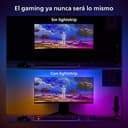 Philips Hue - Kit de inicio Tira de luces LED Hue Play Gradient para PC - 24-27" + Hue Bridge, Luz Blanca y de Colores - sincroniza con el contenido de la pantalla, Compatible con Alexa y Google Home - 6