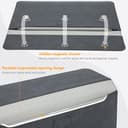 HYZUO 13.3-14 Inch Laptop Sleeve Case with Stand Feature for MacBook Pro 14 M5/M4/M3/M2/M1 2026-2021, MacBook Pro/Air 13.3, 13.5" 13.8" Surface Laptop, HP Spectre X360 13/14, Graphite - 4