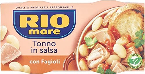 Rio Mare Tonno e Fagioli - 12 frijoles de atún preparados, 2 x 160 g
