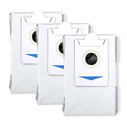ECOVACS 3L Antibacterial Dust Bags for DEEBOT X2,X5,X5 PRO All-in-One Station, Pack of 3