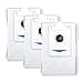ECOVACS 3L Antibacterial Dust Bags for DEEBOT X2,X5,X5 PRO All-in-One Station, Pack of 3 - 1