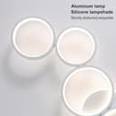 Liyabber LED Deckenleuchte Dimmbar Wohnzimmer Deckenlampe Weiß Wohnzimmerlampe Schlafzimmerlampe Fernsteuerung und App Steuerung, Modern 6-Rund Ring Deckenbeleuchtung mit Memory Funktion, L113cm/69W - 8