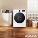 LG F2X50S8TLB - Lavadora Inteligente, 9kg, AI Direct Drive, TurboWash 360º, 1200rpm, Fondo reducido, Un 30% más eficiente que A, Serie 500, Blanca - 14
