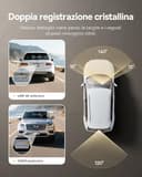 Baseus VD1 Pro Dash Cam Auto Fronte Retro 4K+1080P, Dashcam Solare con Modalità Park Standby a Batteria da 14 Giorni, Telecamera Auto Atti Vandalici con STARVIS, Wi-Fi 5GHz, GPS, 32 GB Scheda - 3