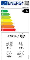 BOSCH SMH6TCX01E - Lavastoviglie completamente integrata serie 6, con cassetto portaposate, 60 cm, Home Connect, PerfectDry, RackMatic, Intelligent Program - 8