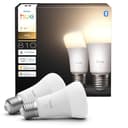 Philips Hue Smart LED A60 Lampe, White and Color Ambiance, E27 Sockel, 9,5 W, Vollspektrumlicht 1000 K–20000 K, 1100 Lumen, dimmbar, kompatibel mit Alexa, Google Assistant und Apple Home, 2er Pack - 1