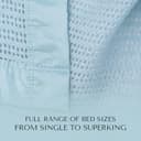 The Wool Company | Luxury Cellular Pure Wool Blanket | Double Bed Size 230x255cm | Traditionally Crafted Warm & Breathable Throw Blanket with Soft Satin Binding | Bed and Sofa Throw | Made in England - 6