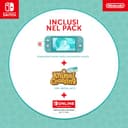 Nintendo Consola Switch Lite Animal Crossing: New Horizons Timmy y Tommy Aloha edition (turquesa) con juego preinstalado y suscripción de 12 meses Switch Online - 2
