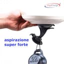 Digicharge Supporto a ventosa per parabrezza con staffa per Garmin Drive 53 52 51 50 40 61 60 DriveSmart 76 66 55 51 50 61 60 Nuvi CamperVan Camper 780 660 Dezl LGV700 570 - 3