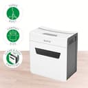 Leitz IQ 3M Premium Shredder P5 for Office and Home, Micro Cut, 3 Sheets, 10 L Waste Bin, Super Quiet/Compact, Protect Series, White, 80930000 - 2