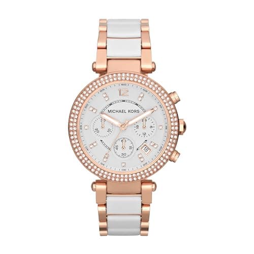 Michael Kors Ladies Chronograph Quartz Watch with Stainless Steel Strap MK5774