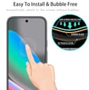 Afikyutu Protector de Pantalla Privacidad para Google Pixel 10, 2 Piezas Antiespía Cristal Templado + 2 Piezas Protector de Lente Cámara, Anti-Arañazos, Fácil de Instalar, 9H Dureza - 5