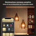 Philips Hue White & Color Ambiance Starter Kit 2 Lampadine Smart, Attacco E27, Luce Bianca e Colorata Dimmerabili, 9W, Hue Bridge incluso, Controllo Vocale - 2