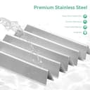 Spirit 300 Flavorizer Bar für Weber Spirit E-310 E320 E330 (2013-Current), Spirit II E-310 S-310 gbs Serie (mit vorderen Brennerknöpfen), 38,9cm Edelstahl Hitzeschild für Weber 7636 Ersatzteile - 5