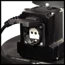 Einhell Aspirador 550 W, Enchufe Automático 2500 W, Manguera de aspiración de 250 cm y diámetro 100 mm, 2 adaptadores de aspiración 36 mm, Liberación Rápida para Bolsa de 65 L, Color Rojo/Negro - 6