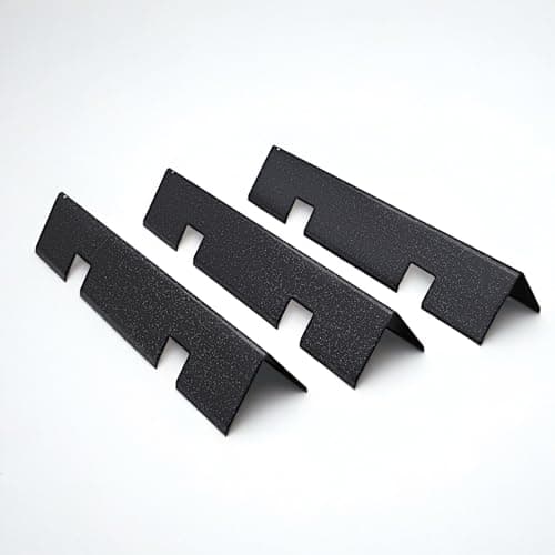 7635 Flavorizer Bars for Weber Spirit 2 Grill Parts Replacement for Weber Spirit I E210 S210 E215 E220 S220 Grill with Front Control Knobs, 15.3" Porcelain-enameled Heat Plate for GS4 Grill Parts