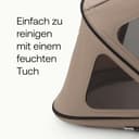 Bugaboo Dragonfly Sonnendach mit Lüftungsfenstern, ausziehbar für zusätzlichen und optimalen Sonnenschutz, wasserabweisend, Dune Taupe - 5