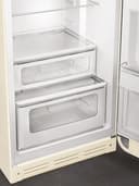Smeg, Frigorifero Doppiaporta FAB30RCR5 a Libera Installazione, Cerniera a Destra, Frigorifero Ventilato e Freezer Statico, Design Bombato 50's Style, Panna - 4