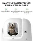 PETKIT Cortina Magnética 2.0, para Arenero Gatos Autolimpiable Pura MAX 2 y PUROBOT MAX Pro, a Prueba de Polvo, Reduce los Rastros de Arena, Duradero, Fácil de Limpiar, No para PUROBOT MAX Pro 2 - 3