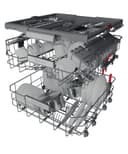 Bauknecht BCIO 3T341 PLET Vollintegrierbarer Geschirrspüler 60 cm /Edelstahl/14 Maßgedecke/10 Standardprogramme und 1 Sensorprogramm/PowerClean/ActiveDry/Besteckschublade/Vollwasserschutz - 5