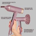 Remington Asciugacapelli Digitale AIRvive, Phon con Motore BLDC Silenzioso,Ioni, Stile Liscio e Riccio, 240 km/h, 12 Regolazioni, Diffusore e Concentratore EC8930 - 9