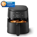 Philips Airfryer Serie 2000 - Friggitrice ad aria da 4,2L, 1500W, Tecnologia RapidAir, Touchscreen digitale, 13 modalità, 9 funzioni preimpostate, Fino al 90% di grassi in meno, Nero (NA229/00) - 2
