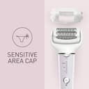 Panasonic ES-EY30-V511 Wet and Dry Epilator, Double Disc with 60 Tweezers, Flexible 90° Pivoting Head, 3 Speed Settings & LED Light, Up to 30 Minutes Operation Time, Cordless, Hair Remover - 6