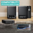 Jegehoyo Mop Cloths with Mop Plates Replacement Parts for Ecovacs Deebot X2 Omni Robot Vacuum Cleaner Mop Pad Mop Holder (Black) - 5